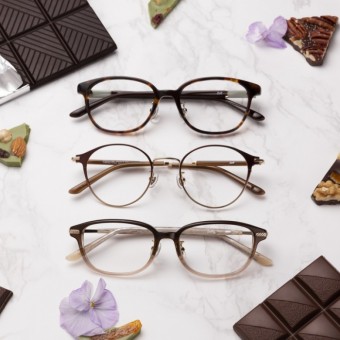 バレンタインに“チョコレート”をテーマにしたメガネはいかがですか？？