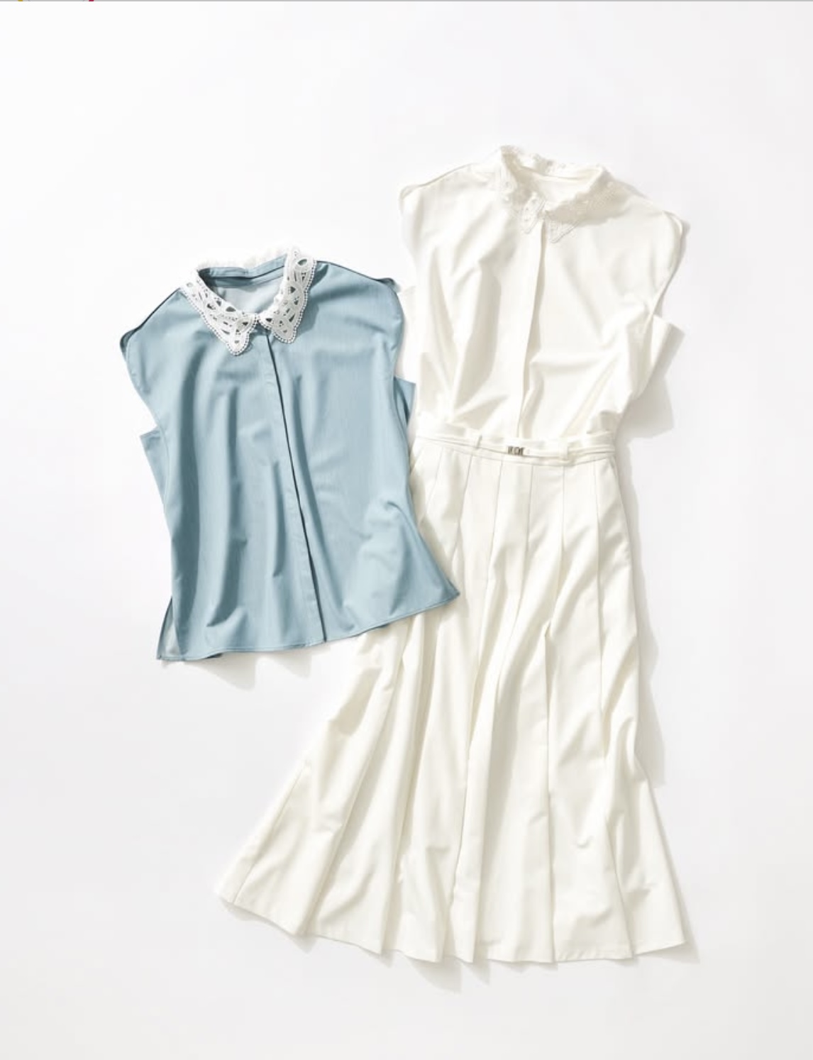 Stola.の1枚で華やぐレース襟つきブラウスのご紹介