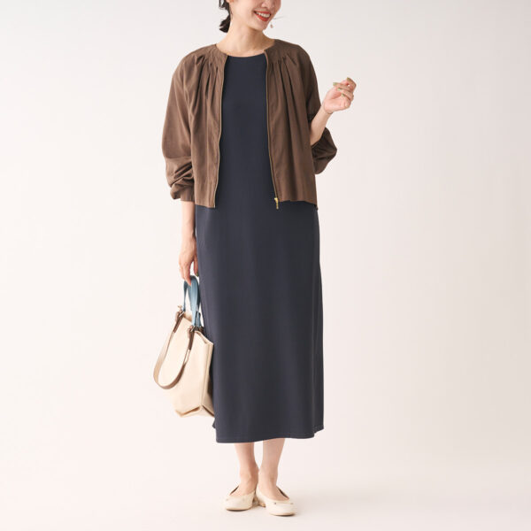 新色登場！着回し力抜群のタックシアーブルゾン