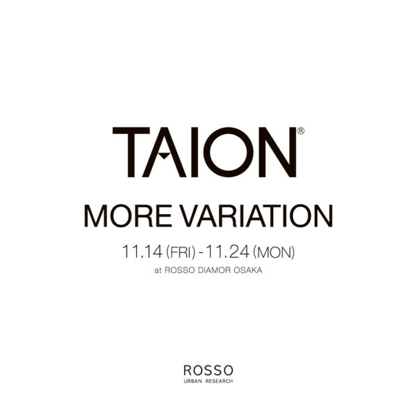 TAION MORE VARIATION開催のお知らせ