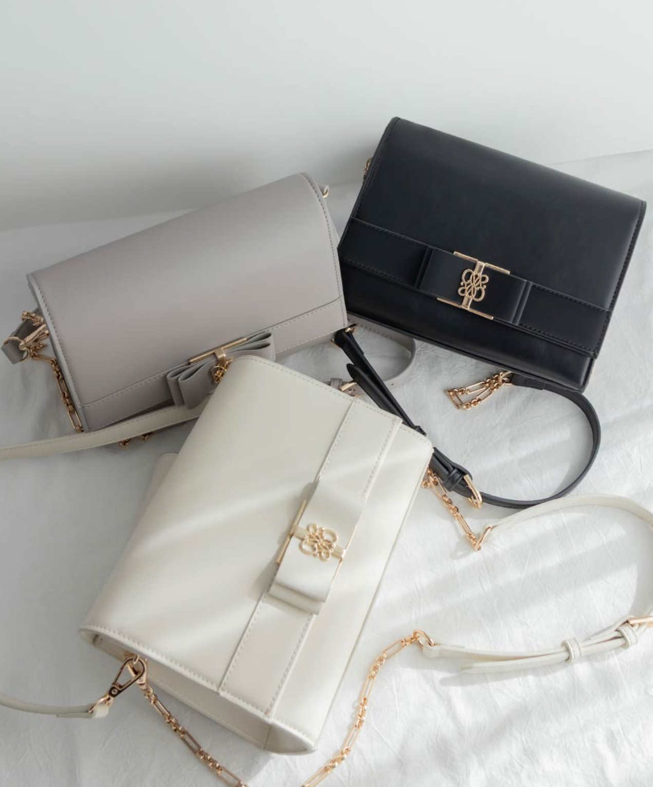 2WAY☆モノグラムリボンショルダーバッグ