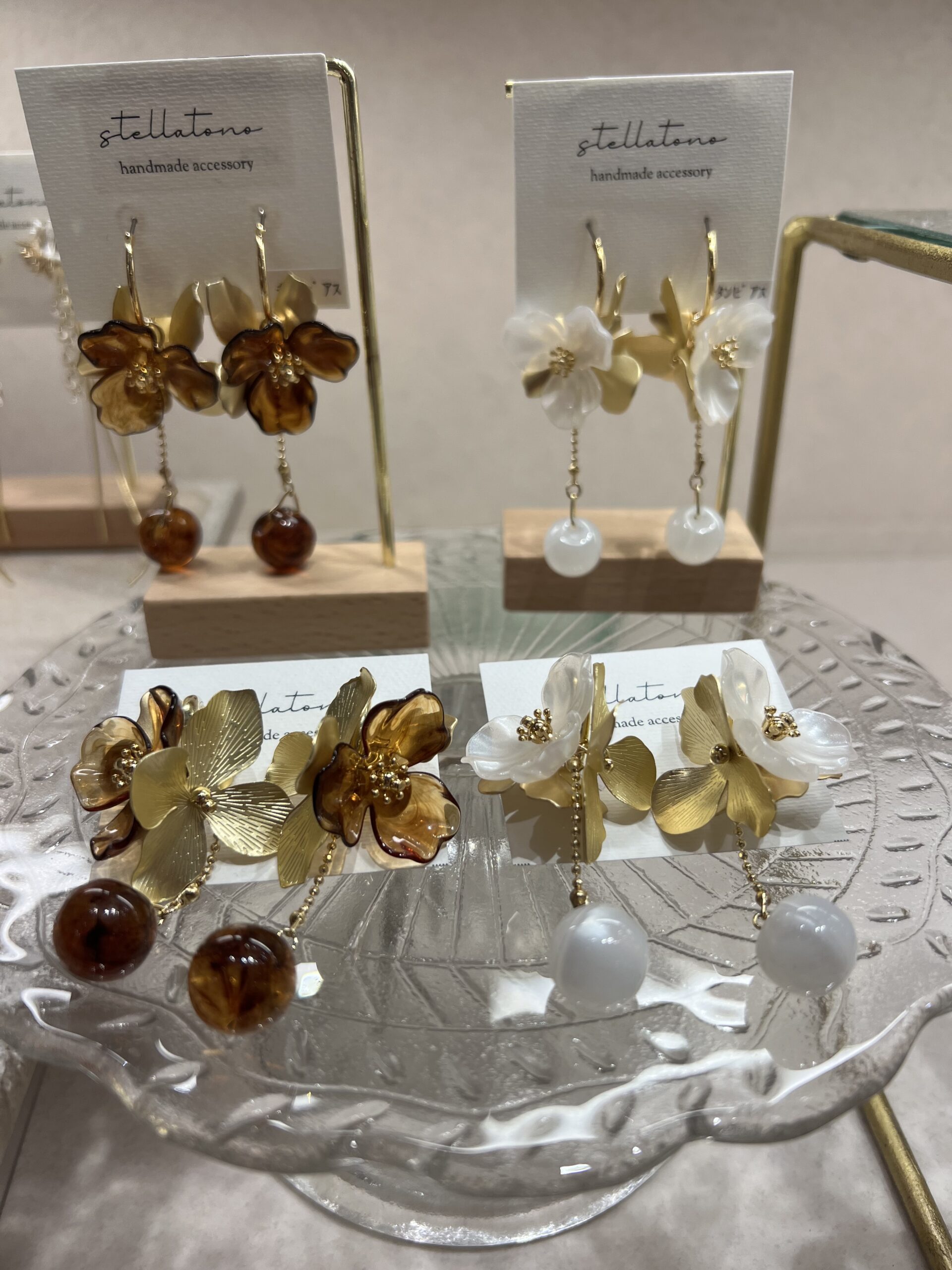 ［新作］お花モチーフピアス&イヤリング