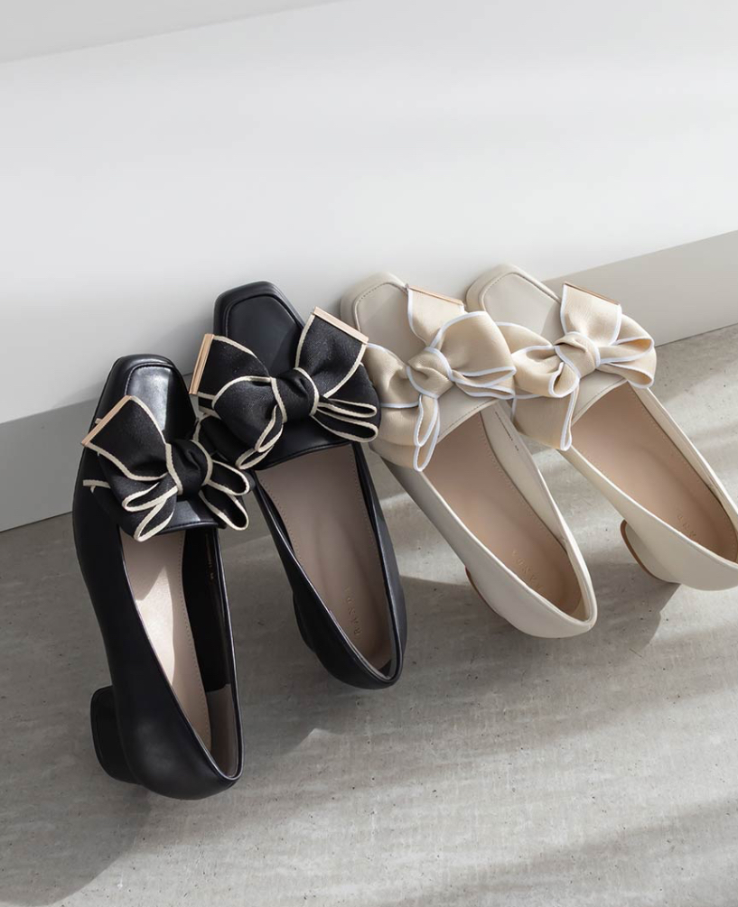 ビッグリボンデザインローファー☆