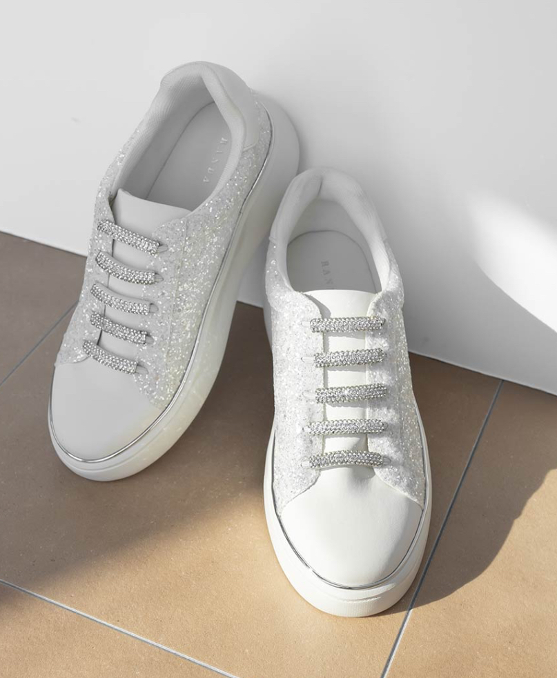 【再入荷】☆ビジューパーツグリッタースニーカー