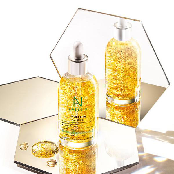 【噂の24Kゴールド】ツヤ溢れる理想のハリ肌へ導くアンプル☆