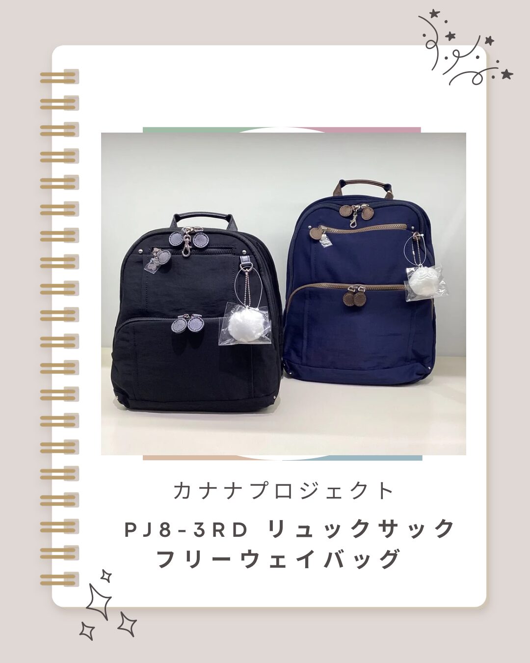 カナナプロジェクト PJ8-3RD リュックサック フリーウェイバッグ