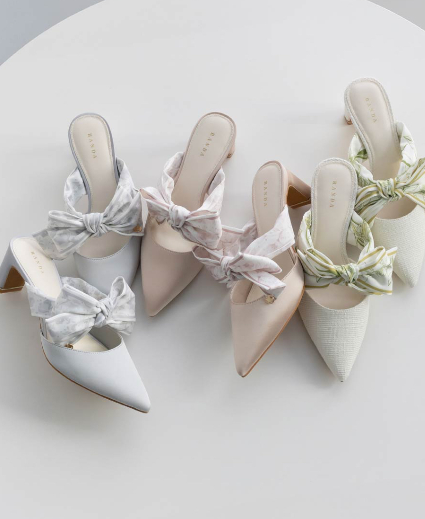 スカーフリボンミュールパンプス☆