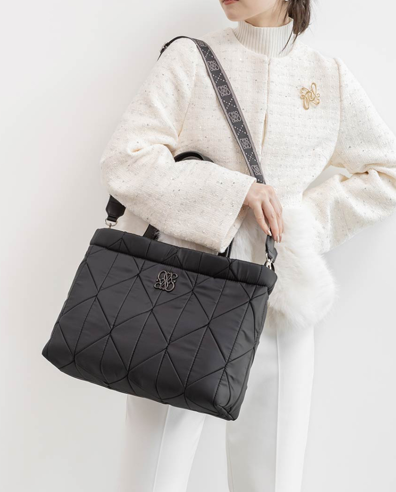 【再入荷】☆【A4対応】2WAY パデッドトートバッグ