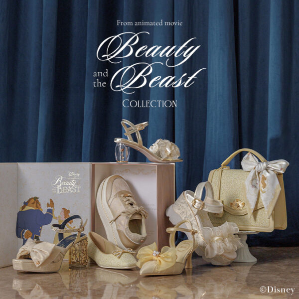 【RANDA (ランダ)】ディズニー・アニメーション映画『美女と野獣』 こだわりのディテールを詰め込んだアイテムが7型登場！ 〈3月6日(金)発売予定〉