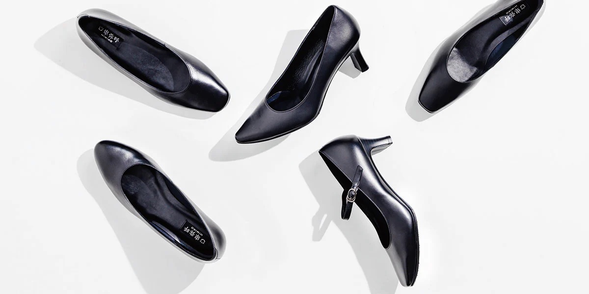 【卑弥呼】ブラックパンプスフェア