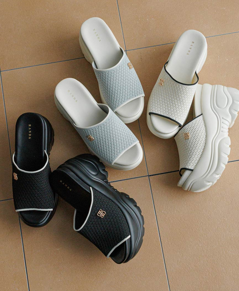 【SUSTAINABLE】☆ ニットボリュームソールサンダル