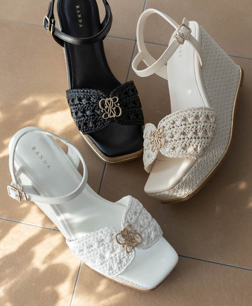 モノグラムパーツウェッジソールサンダル☆