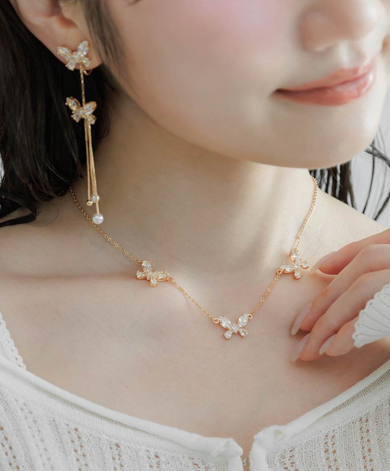 【再入荷】☆【Butterfly Collection】バタフライネックレス