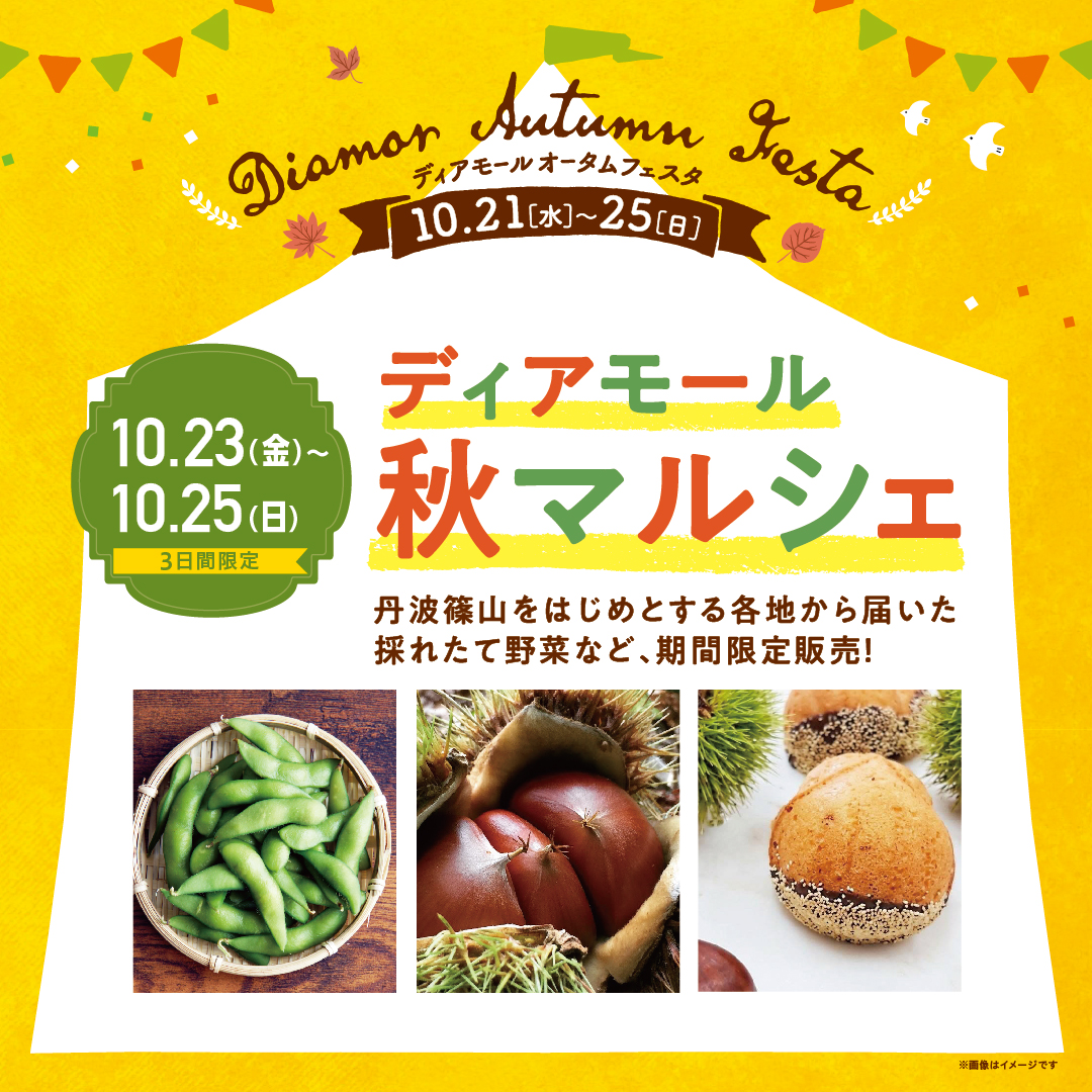 Diamor Autumn Festa　『ディアモールマルシェ』